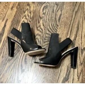 Stuart Weitzman Fronton Open
Toe Bootie Sandal Sz 9.5